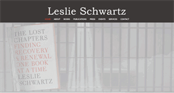 Desktop Screenshot of leslieschwartz.com